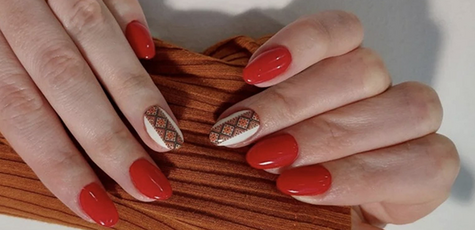 Manicure and pedicure with gel polish at A-Studio