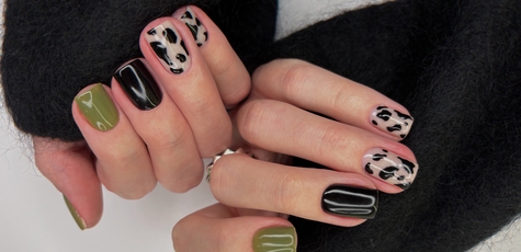 Manicure and pedicure with polish at Bloom Room