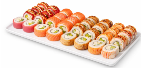 Скидка 40% на суши-сеты и пиццу от «Sushi family»