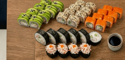 Скидка 40% на роллы от «Sushi Time»