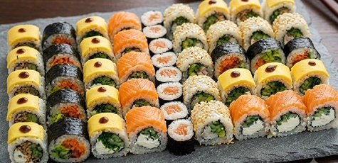 50% discount on Himars sushi set from Rice