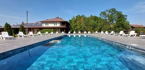 Visiting the seawater pool at Village Fish