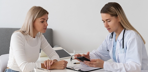 Consultation with a therapist at the Spokiy Clinic
