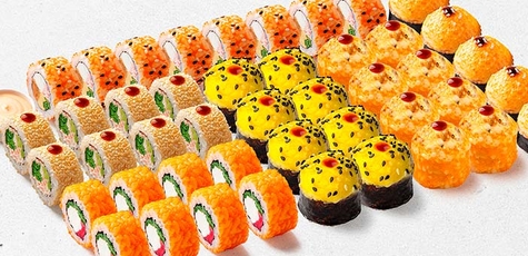 Скидка 49% на суши-сеты от сети «Sushi Story»