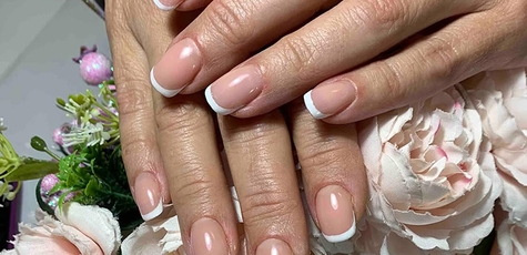 Nail extensions at White Studio